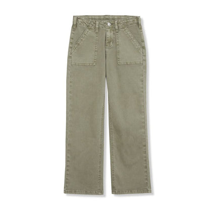 Lands' End Kids Woven Pull On Utility Cargo Pants