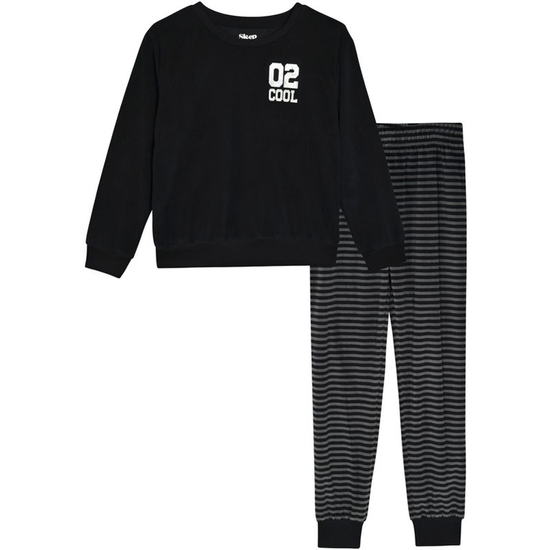 Sleep On It Boys 2-Piece Velour Pajama Set - Toddler Pajamas to Boys Pajama Sets