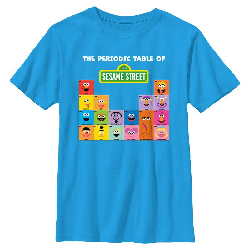 Boys Sesame Street The Periodic Table T Shirt
