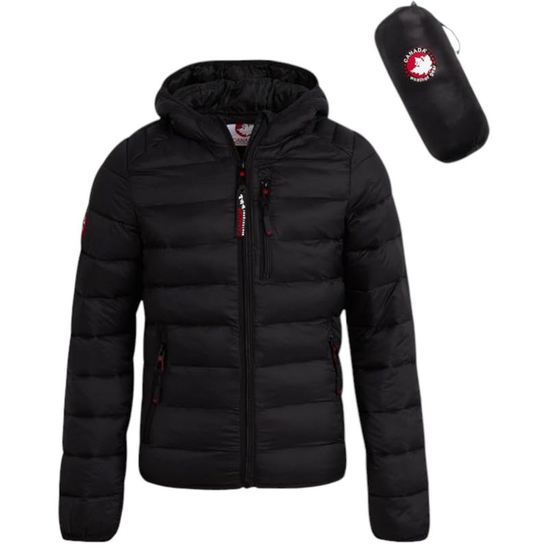 Canada Weather Gear Girls Puffer Jacket - Lightweight Packable Bubble Coat Water Resistant Outerwear Jackets for Girls (7-16)