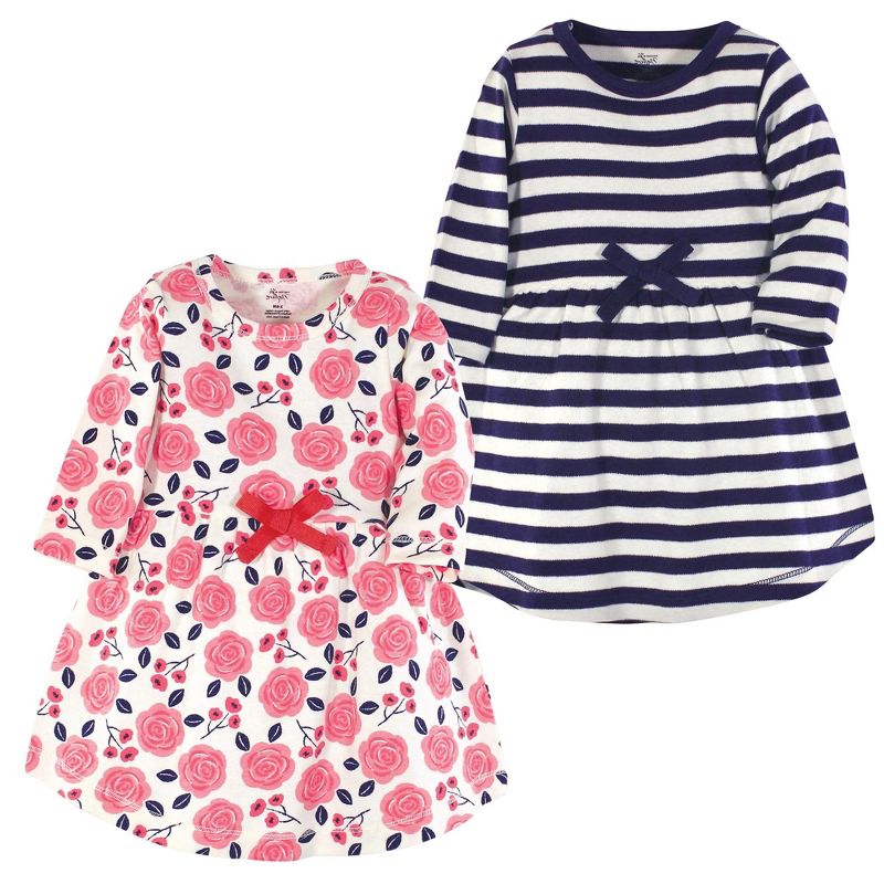 Luvable Friends Touched by Nature Long-Sleeve Dresses 2pk