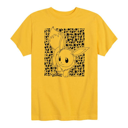 تي شيرت جرافيكي بأكمام قصيرة بنقشة بوكيمون - إيفي للأولاد