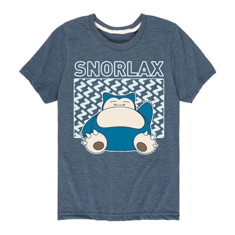 تي شيرت جرافيكي بأكمام قصيرة من بوكيمون سنورلاكس للأولاد