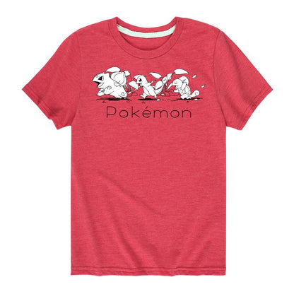 تي شيرت جرافيكي بأكمام قصيرة للأولاد - بوكيمون - تشارمندر سكويرتل بولباسور كانتو للمبتدئين