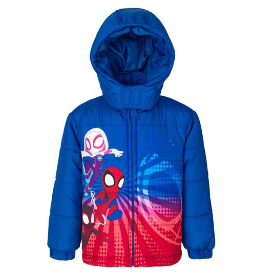 Marvel Zip Up Cosplay Winter Coat Puffer Jacket