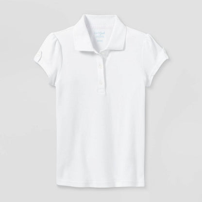 Girls' Short Sleeve Interlock Uniform Polo Shirt - Cat & Jack™