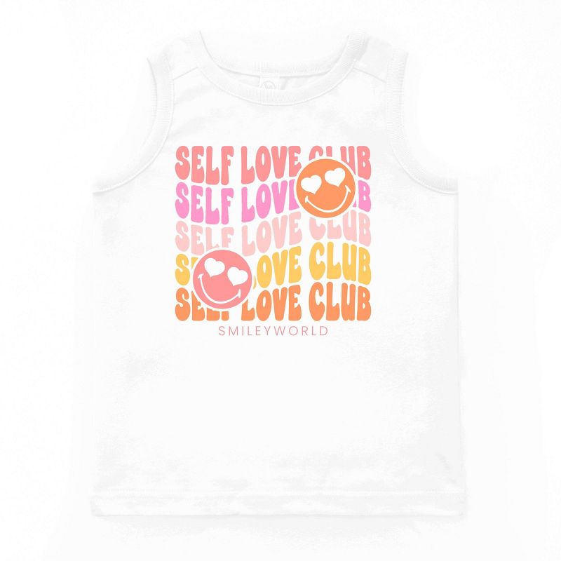 بلوزة بدون أكمام للشباب من مجموعة The Juniper Shop SmileyWorld Self Love Club Wave
