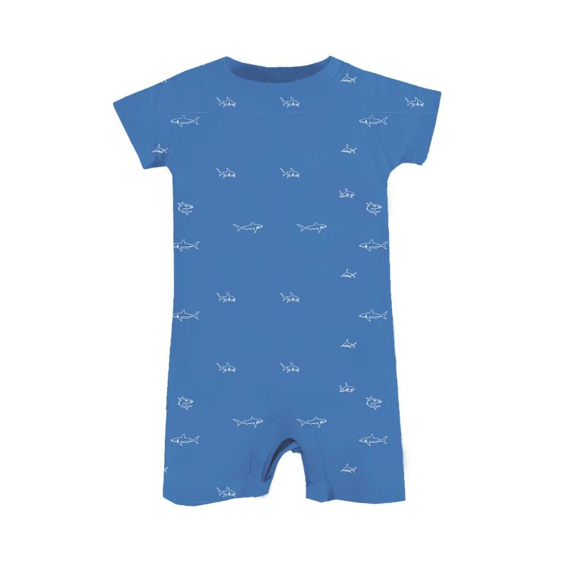 günamüna® Cotton Shortie Romper with DIAPER-ZiP