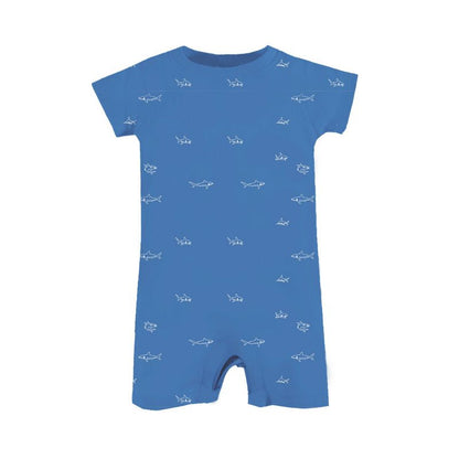 günamüna® Cotton Shortie Romper with DIAPER-ZiP