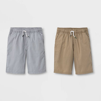 Boys' 2pk Pull-On Woven Shorts - Cat & Jack™