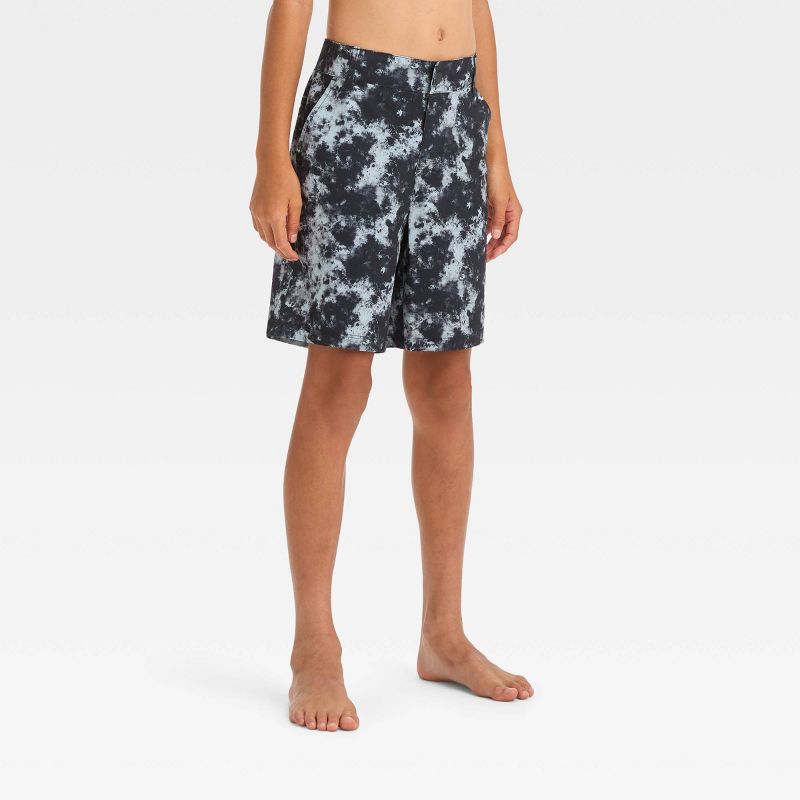 Boys' Hybrid Tie-Dye Swim Shorts - art class™