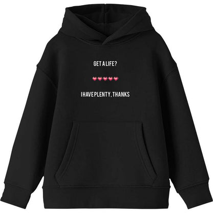Gamer Get a Life  Youth Long Sleeve Hoodie