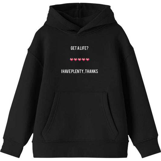 Gamer Get a Life  Youth Long Sleeve Hoodie