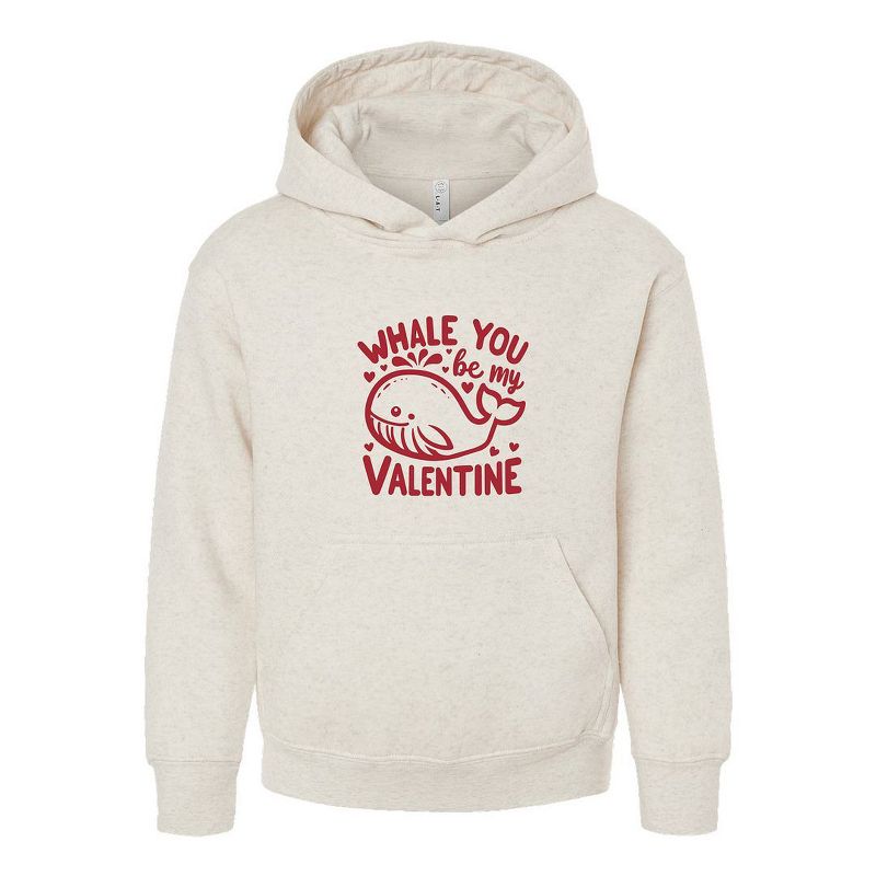 The Juniper Shop Valentine's Whale Youth Graphic Hoodie