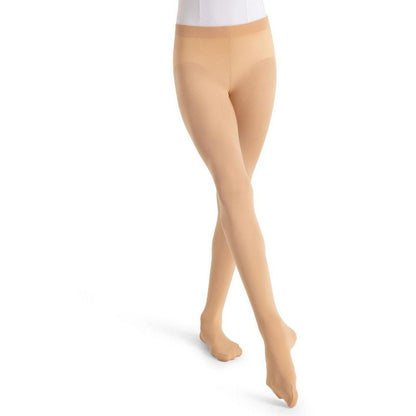 Capezio Ultra Soft Self Knit Waistband Transition Tight - Girls & Toddler