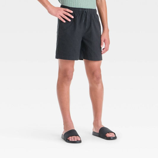Boys' Cotton-Blend Pull-On Shorts - art class™