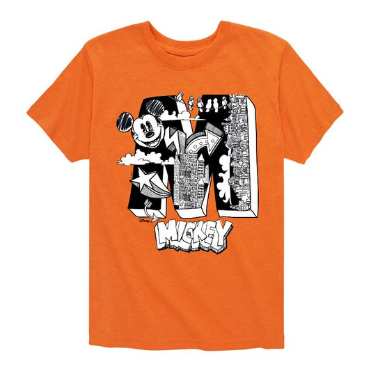 Boys' - Disney - Mickey Mouse Short Sleeve Graphic T-Shirt