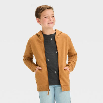 Boys' Fleece Zip-Up Sweatshirt - Cat & Jack™