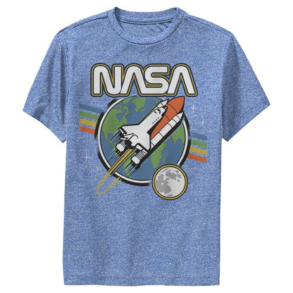 Boy's NASA Retro Rocket Launch Performance Tee