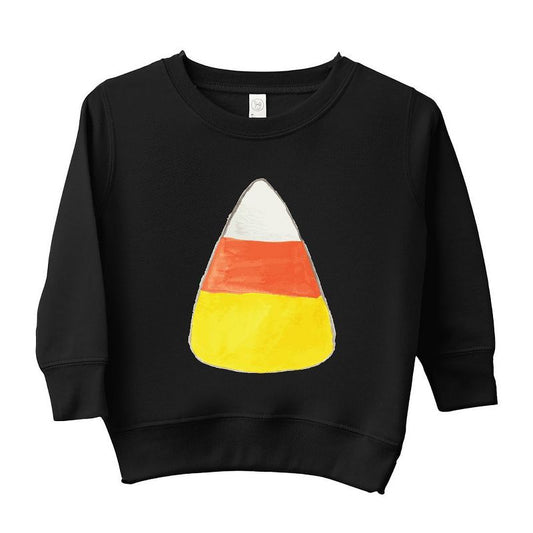 The Juniper Shop Watercolor Candy Corn Toddler Graphic Sweatshirt