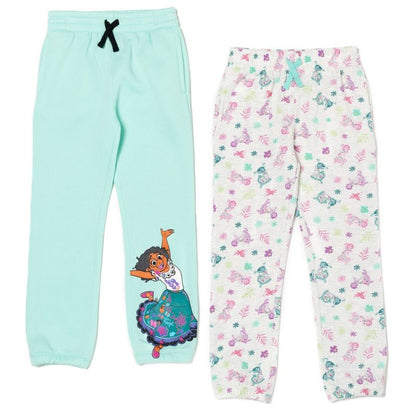 Disney Encanto Mirabel Girls Fleece 2 Pack Leggings Little Kid to Big Kid