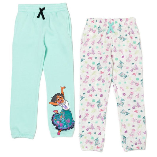 Disney Encanto Mirabel Girls Fleece 2 Pack Leggings Little Kid to Big Kid