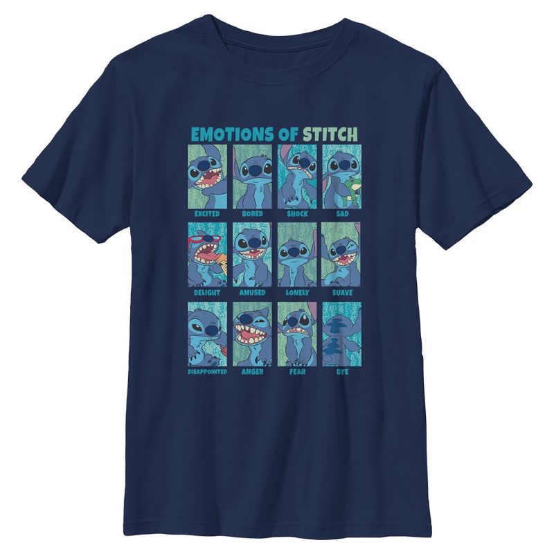 Boy's Lilo & Stitch Emotions of 626 T-Shirt