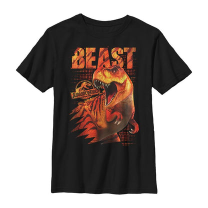 Boy's Jurassic World Beast Pattern T-Shirt