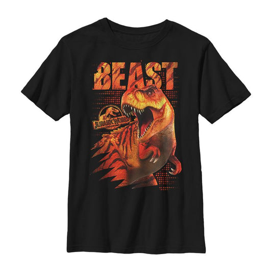 Boy's Jurassic World Beast Pattern T-Shirt