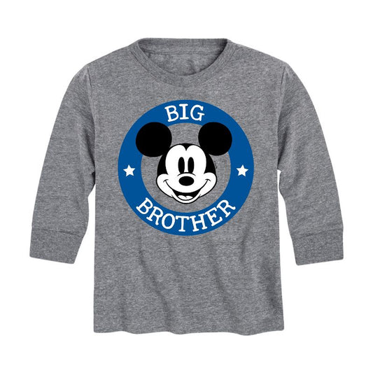 Boys' - Disney - Mickey Big Brother Long Sleeve Graphic T-Shirt