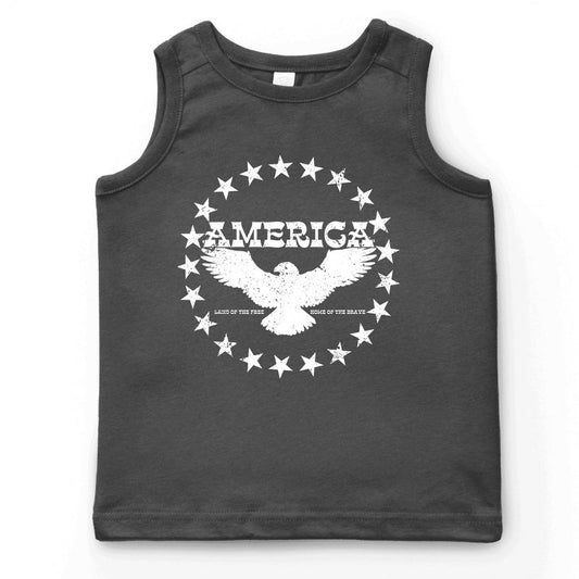 بلوزة شبابية بدون أكمام بنجوم دائرية من متجر جونيبر أمريكا