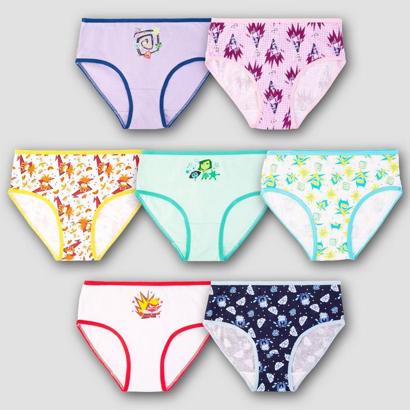 Girls' Disney Inside Out 7pk Underwear