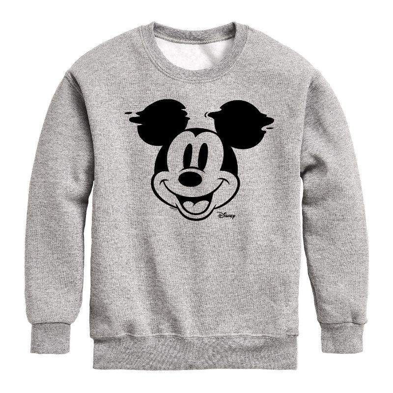 Boys' - Disney - Mickey & Friends Graphic Long Sleeve Fleece Sweatshirt