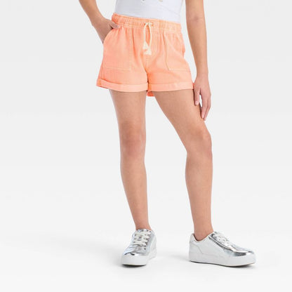 Girls' Pull-On Woven Shorts - Cat & Jack™