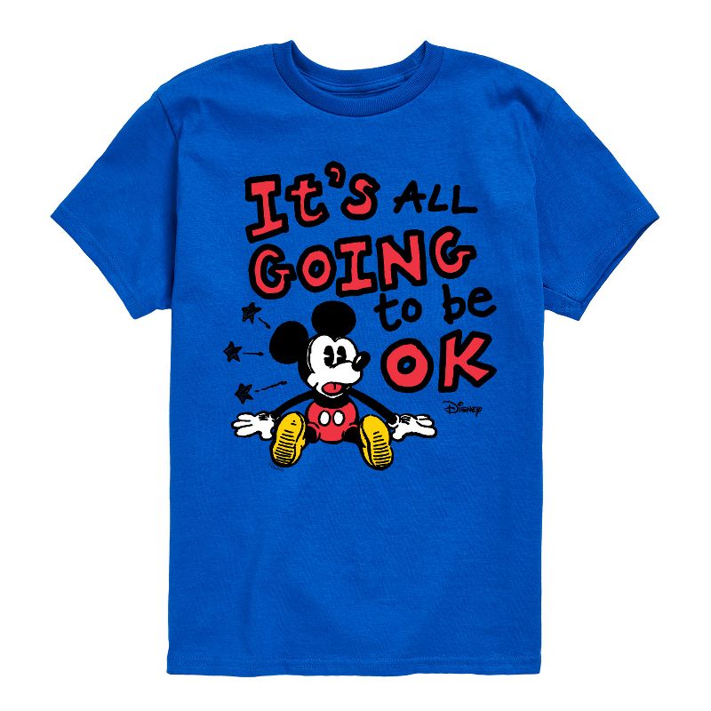 Boys' - Disney - Mickey Mouse Short Sleeve Graphic T-Shirt