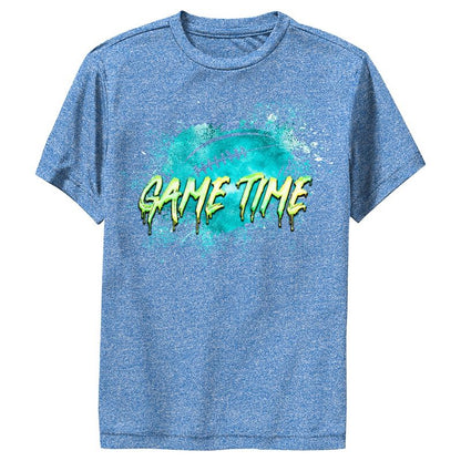 Boy's Lost Gods Game Time Football Splash Performance Tee