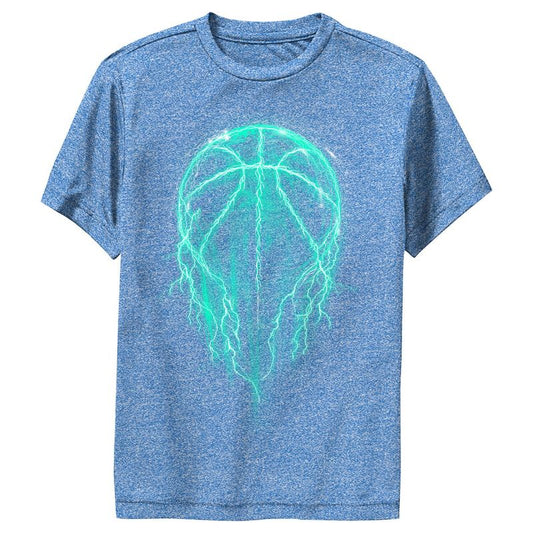 Boy's Lost Gods Electric Blue Basketball Performance Tee