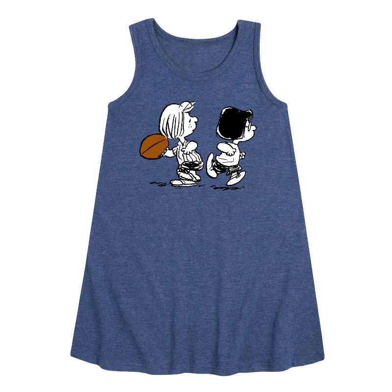 فستان مارسي باتي لكرة القدم بدون أكمام بتصميم جرافيكي للفتيات - بينتس