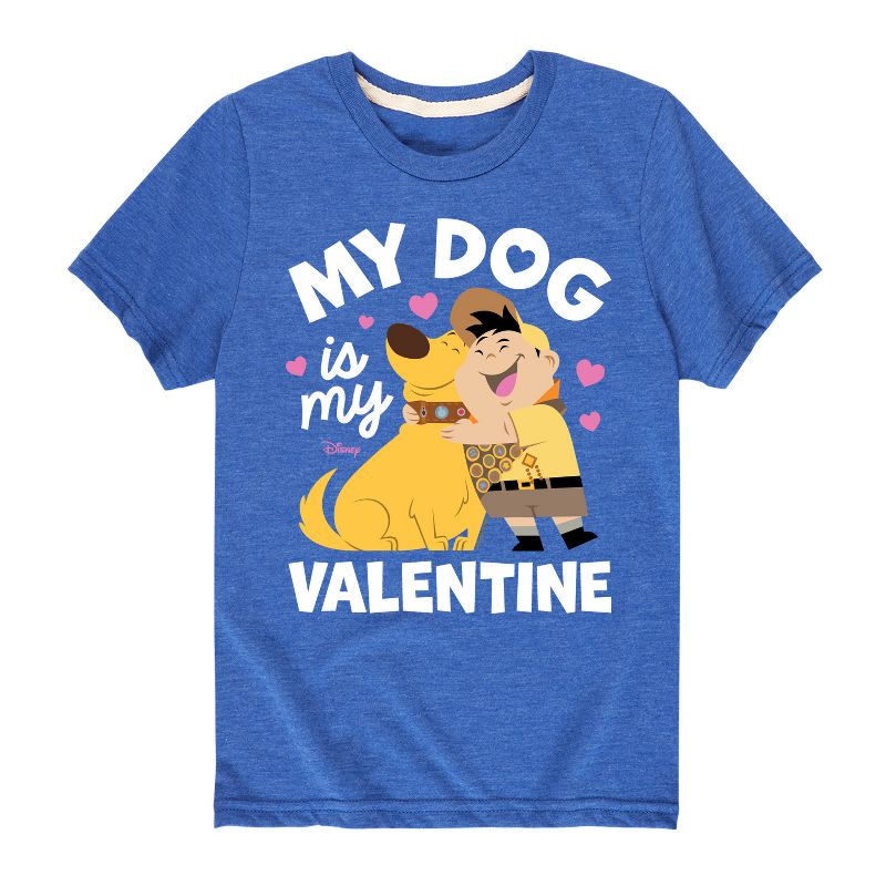 Boys' - Disney - Dug My Dog Is My Valentine Short Sleeve Graphic T-Shirt