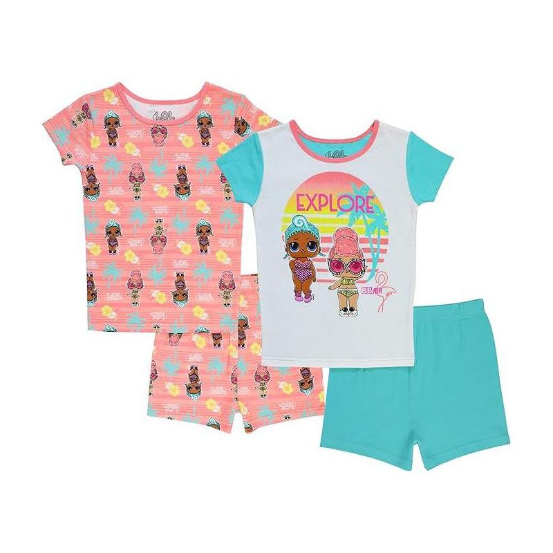 L.O.L. Surprise! Little/Big Girl's 4-Piece Cotton Pajama Set