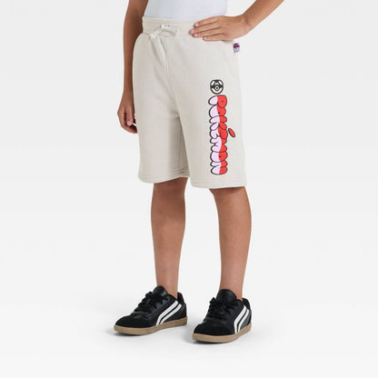 Boys' Pokémon Masterball Fleece Shorts - Gray