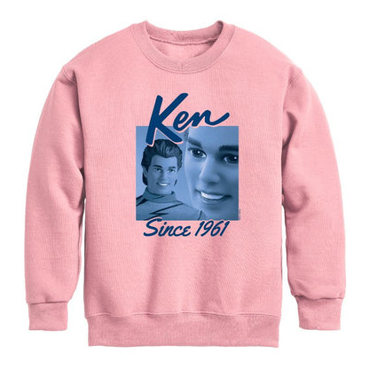 Boys' - Barbie - Ken Since 1961 Graphic Long Sleeve Fleece Sweatshirt