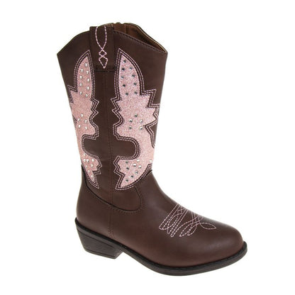 Kensie Girls' Toddler CowGirls' Boots