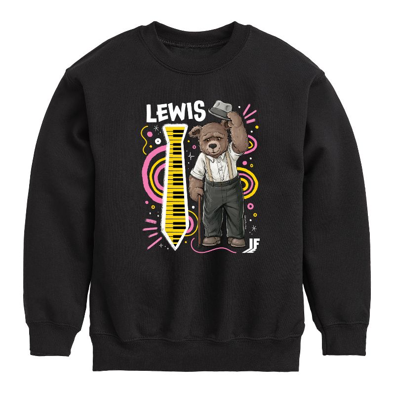 Boys' - HYBRID APPAREL - Lewis Graphic Long Sleeve Fleece Sweatshirt