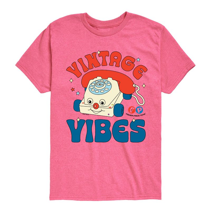 Boys' - Fisher-Price - Vintage Vibes Phone Short Sleeve Graphic T-Shirt