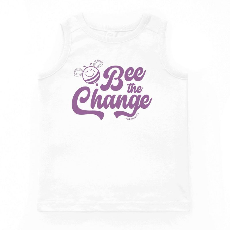 بلوزة بدون أكمام للشباب من The Juniper Shop SmileyWorld Bee the Change