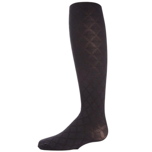 Memoi Flowers and Diamonds Girls Opaque Tights