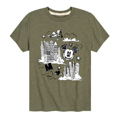 Boys' - Disney - Mickey Mouse Short Sleeve Graphic T-Shirt