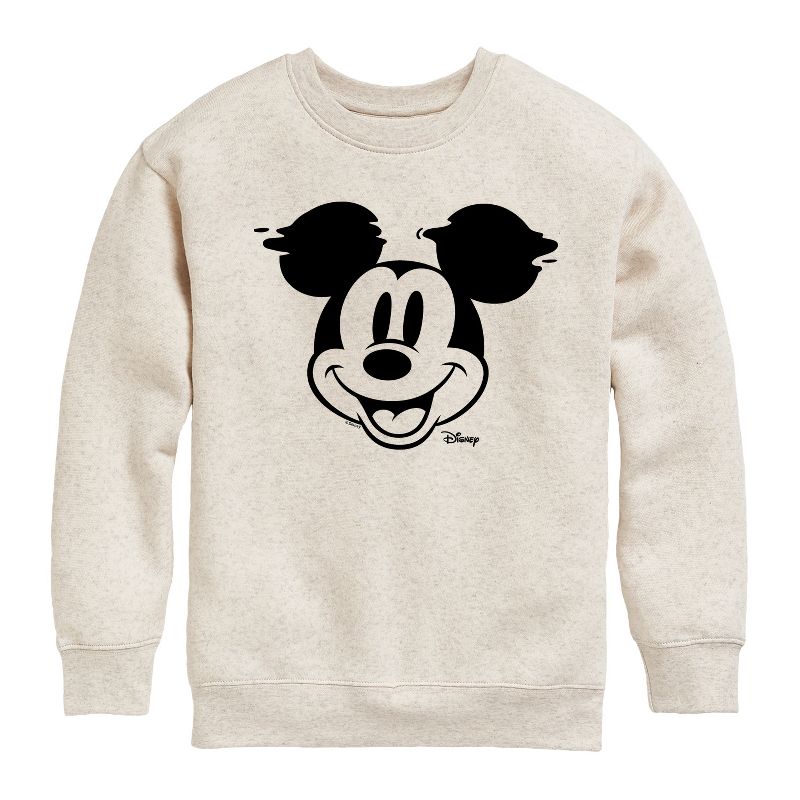 Boys' - Disney - Mickey & Friends Graphic Long Sleeve Fleece Sweatshirt