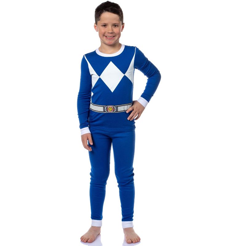 Power Rangers Boys' Red Ranger Classic Character Costume Sleep Pajama Set Red